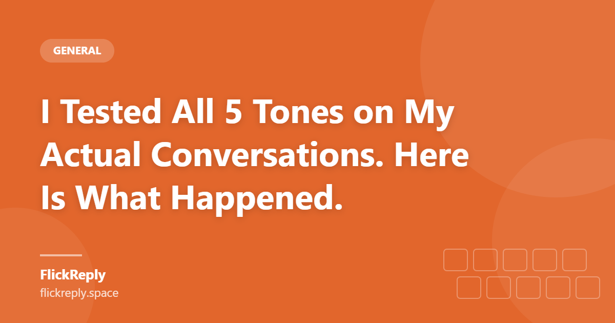 Five AI keyboard tones for different types of conversations
